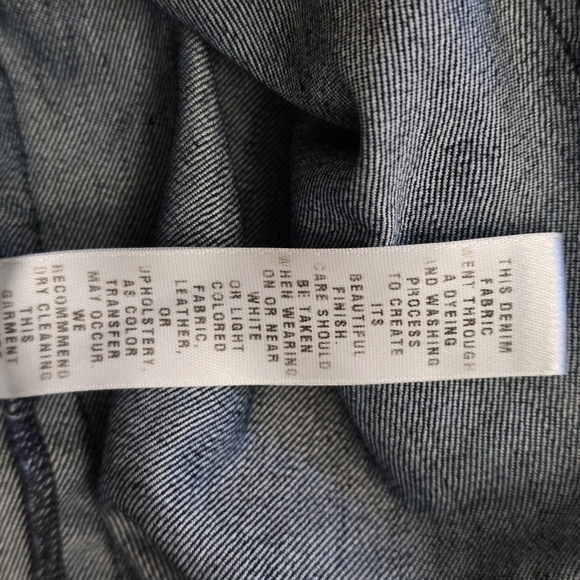 St. John Wide Leg Dark Wash Denim Pants Size 4 - Picture 7 of 8